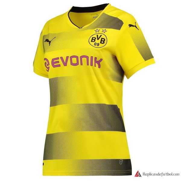 Camiseta Borussia Dortmund Mujer Primera equipación 2017-2018